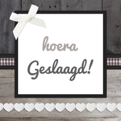 Geslaagd Hout Stijlvol strikje 2