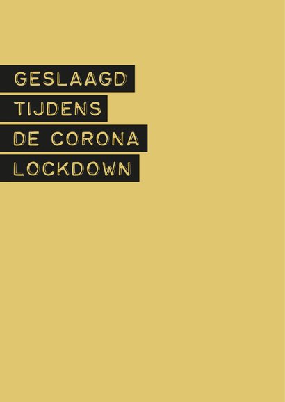 Geslaagd in een historisch moeilijke tijd 2