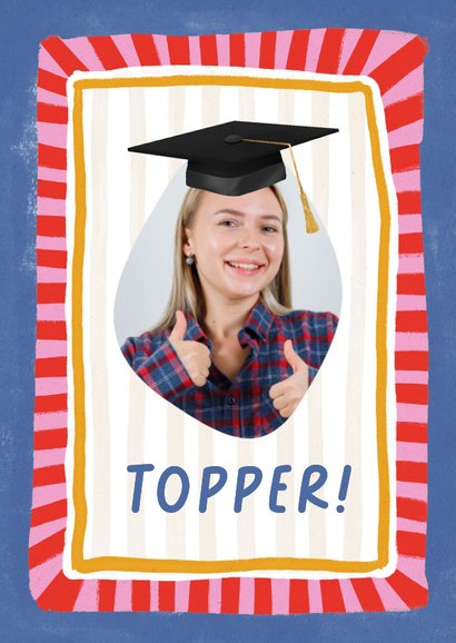 Geslaagd kaart gefeliciteerd petje af 'Cum Laude' diploma 2