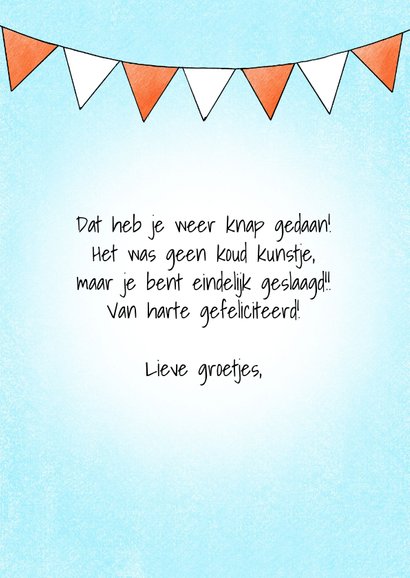 Geslaagd kaart lief goochelaar konijntje met hoed - Chapeau! 3