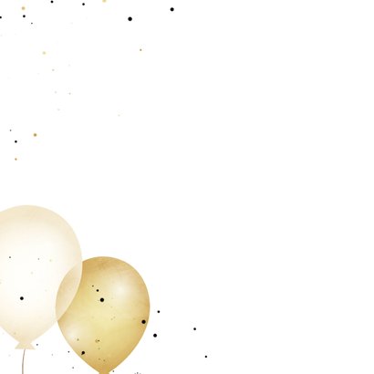 Geslaagd kaart met ballonnen YES you did it 2