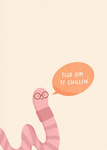 Geslaagd kaart school illustratie boekenworm 2