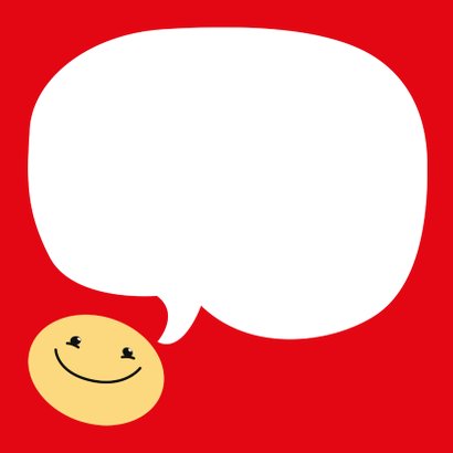 Geslaagd kaart smiley duim op 3