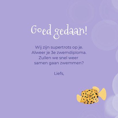 Geslaagd kaart zwemdiploma C koning van de zee 3