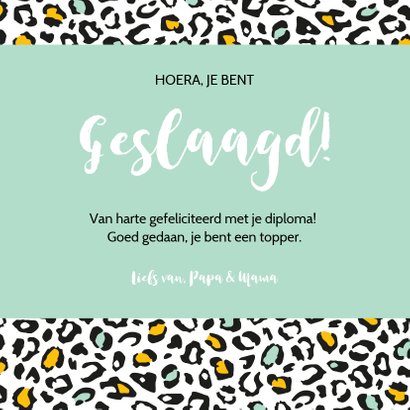Geslaagd - Luipaard print 3