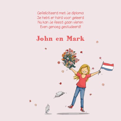 Geslaagd meisje op hippe fiets 3