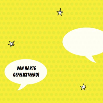 Geslaagd school meisje geel 3