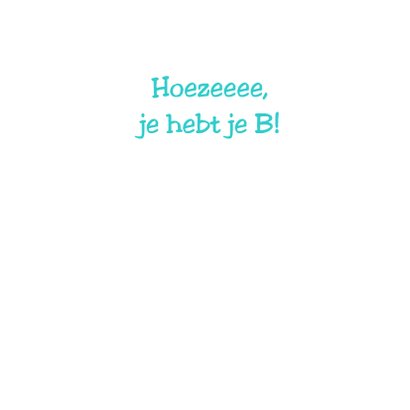 Geslaagd Zwemdiploma B 3
