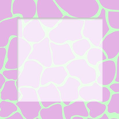 Geslaagdkaart giraffeprint roze 3