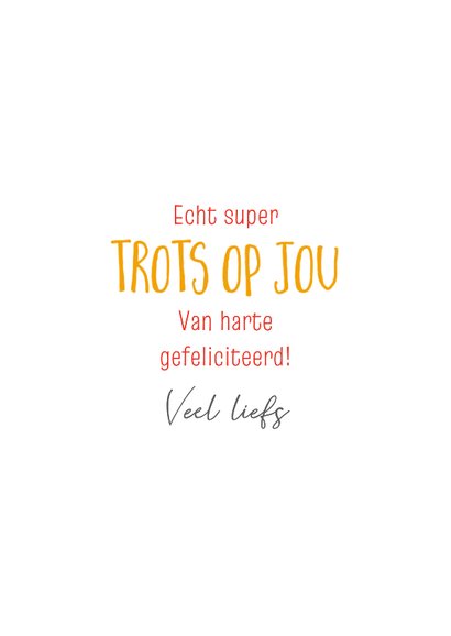 Geslaagdkaart met kat en afstudeerhoed 3