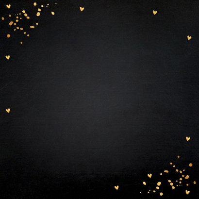 Getuige kaart goud confetti 2