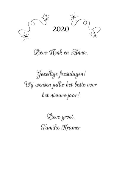Gezellig feestdagen geschreven 2020 3
