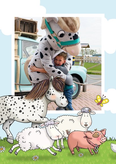 Gezellige fotocollage kaart 'Groetjes uit Molenwaard' 2