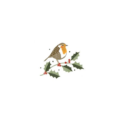 Gezellige kerstsfeer kerstkaart Achterkant