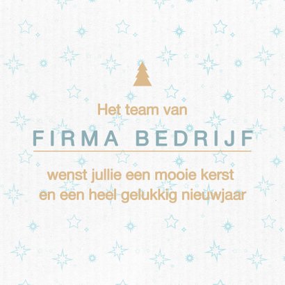 Gezellige zakelijke kerstkaart met papier look 3