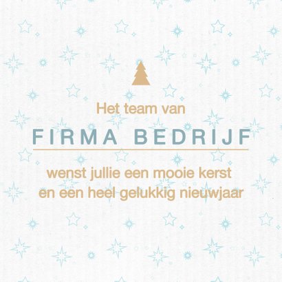 Gezellige zakelijke kerstkaart met papier look 3