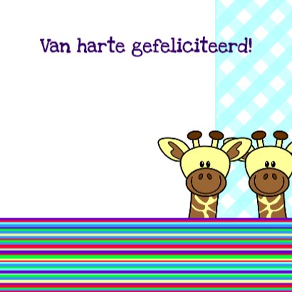 Giraffes jongens tweeling 3