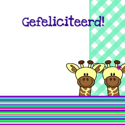 Girafjes 2ling jongen en meisje 3