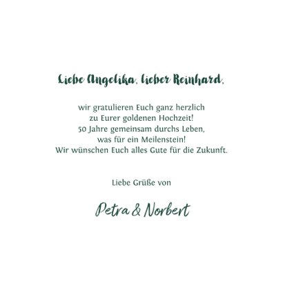 Glückwunschkarte Jubiläum Hochzeitstag 3