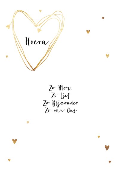Goud Hart Meisje Lief 2
