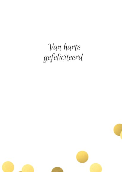 Gouden confetti feest 3