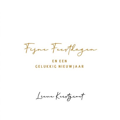 Gouden kerstkaart 2026 3