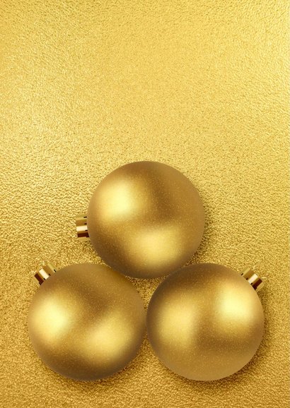Gouden kerstkaart Ho Ho Ho met foto 2