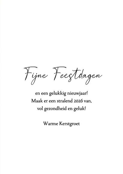 Gouden kerstkaart Ho Ho Ho met foto 3