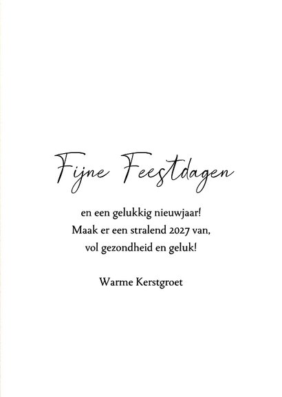 Gouden kerstkaart Ho Ho Ho met foto 3