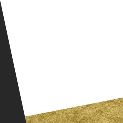 Grafische kerstkaart aanpasbare achtergrondkleur met goud Achterkant