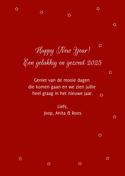 Grappig en lieve Rudolf wenst jullie een fijn en happy 2025 3