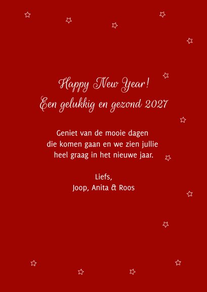 Grappig en lieve Rudolf wenst jullie een fijn en happy 2027 3
