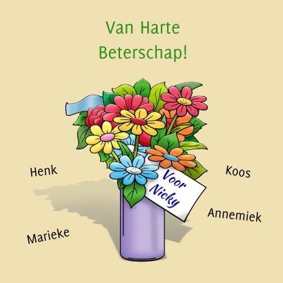 Grappig opkikkertjemet tekst Beterschap 3
