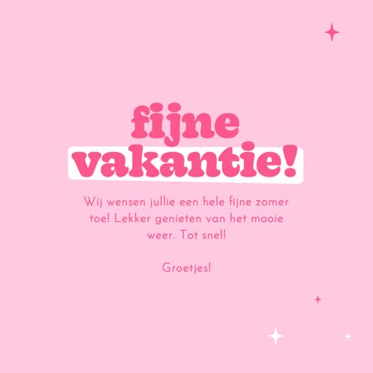 Grappig vakantiekaartje flamingo fijne vakantie 3