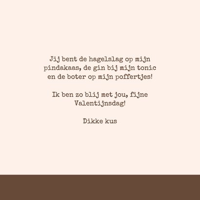Grappig valentijnskaartje poffertjes life is butter with you 3