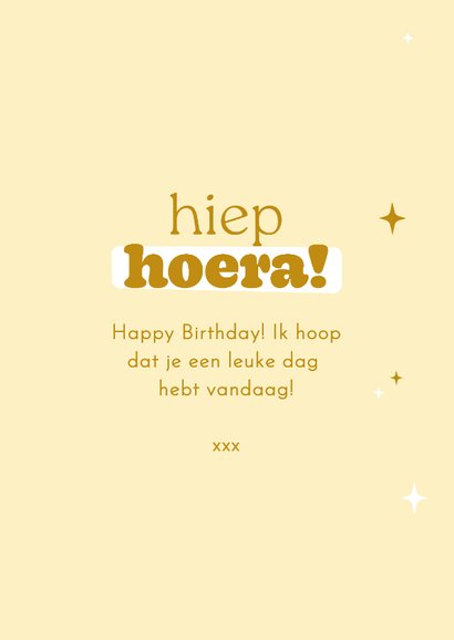 Grappig verjaardagskaartje so excited for your birthday 3