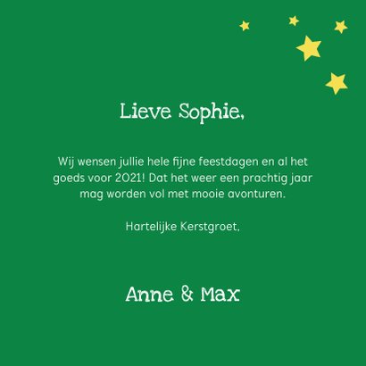 Grappige alpaca kerstkaart 3