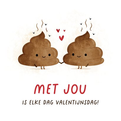 Grappige anti Valentijnsdag kaart man - Schijt aan Valentijn 2