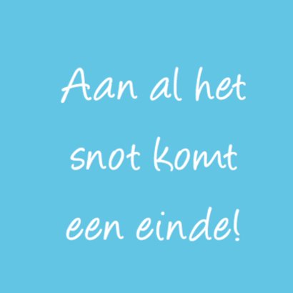 Grappige beterschapskaart met een verkouden olifant - Mocard 2