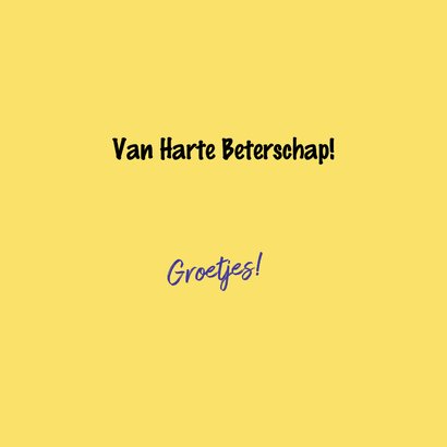 Grappige beterschapskaart met olifanten die je beterschap... 2