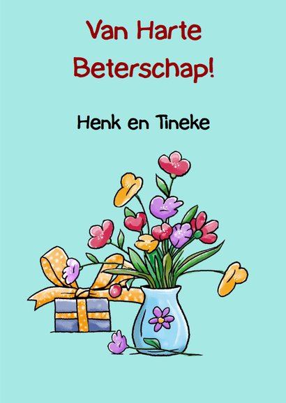 Grappige beterschapskaart met super-opkikker 3