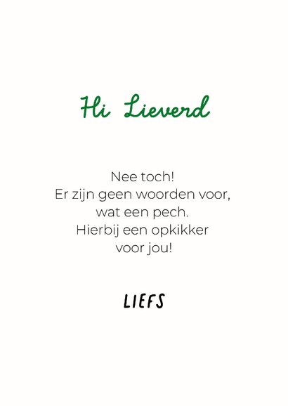 Grappige beterschapskaart van hond in kikkerpakje 3