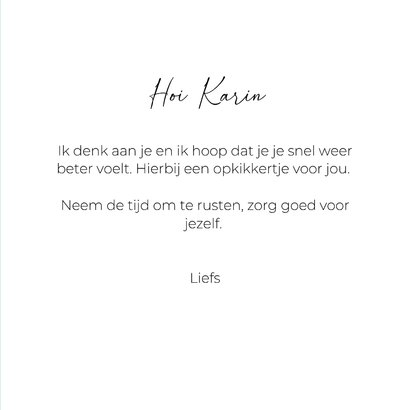 Grappige beterschapskaart van hond met kikkermuts en tong 3
