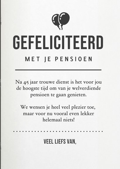 Grappige en originele pensioen tijdschrift felicitatiekaart 3