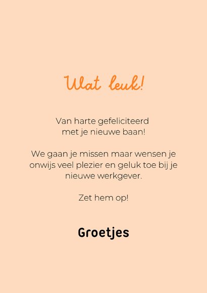 Grappige felicitatiekaart van hond met stropdas en bril 3