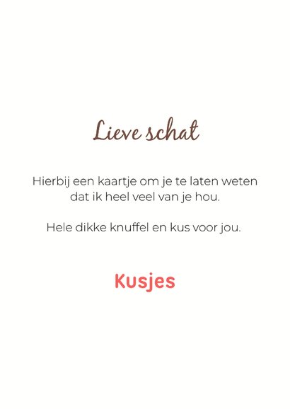 Grappige hondenkaart dikke pakkerd op je wang 3