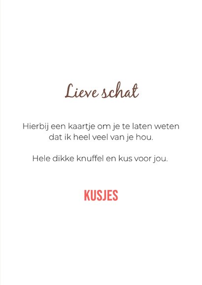 Grappige hondenkaart dikke pakkerd op je wang 3