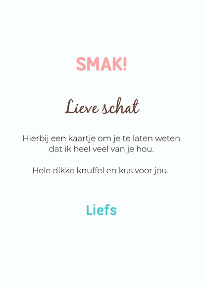 Grappige hondenkaart dikke smakkerd kus door de brievenbus 3