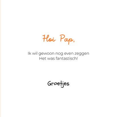 Grappige hondenkaart van hond met stuk vlees in bek 3