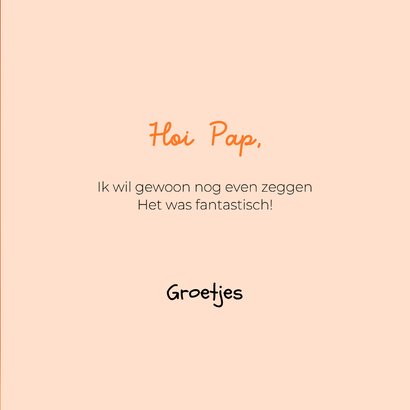 Grappige hondenkaart van hond met stuk vlees in bek 3